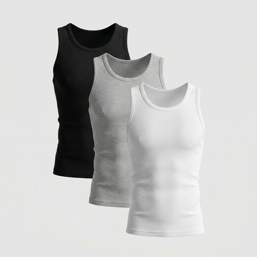 Ribbed Cotton Tank